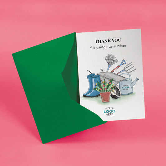‘Gardening Tools’ Trades People Corporate Cards image 1
