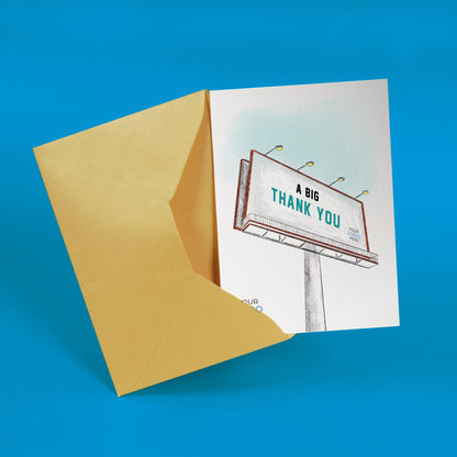 ‘Billboard’ Business Thank You Cards image 2