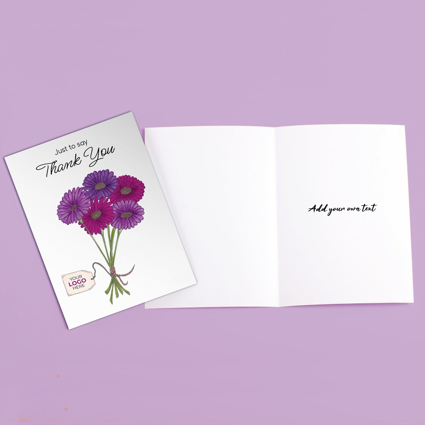 ‘Bunch of Flowers’ Business Thank You Cards image 3