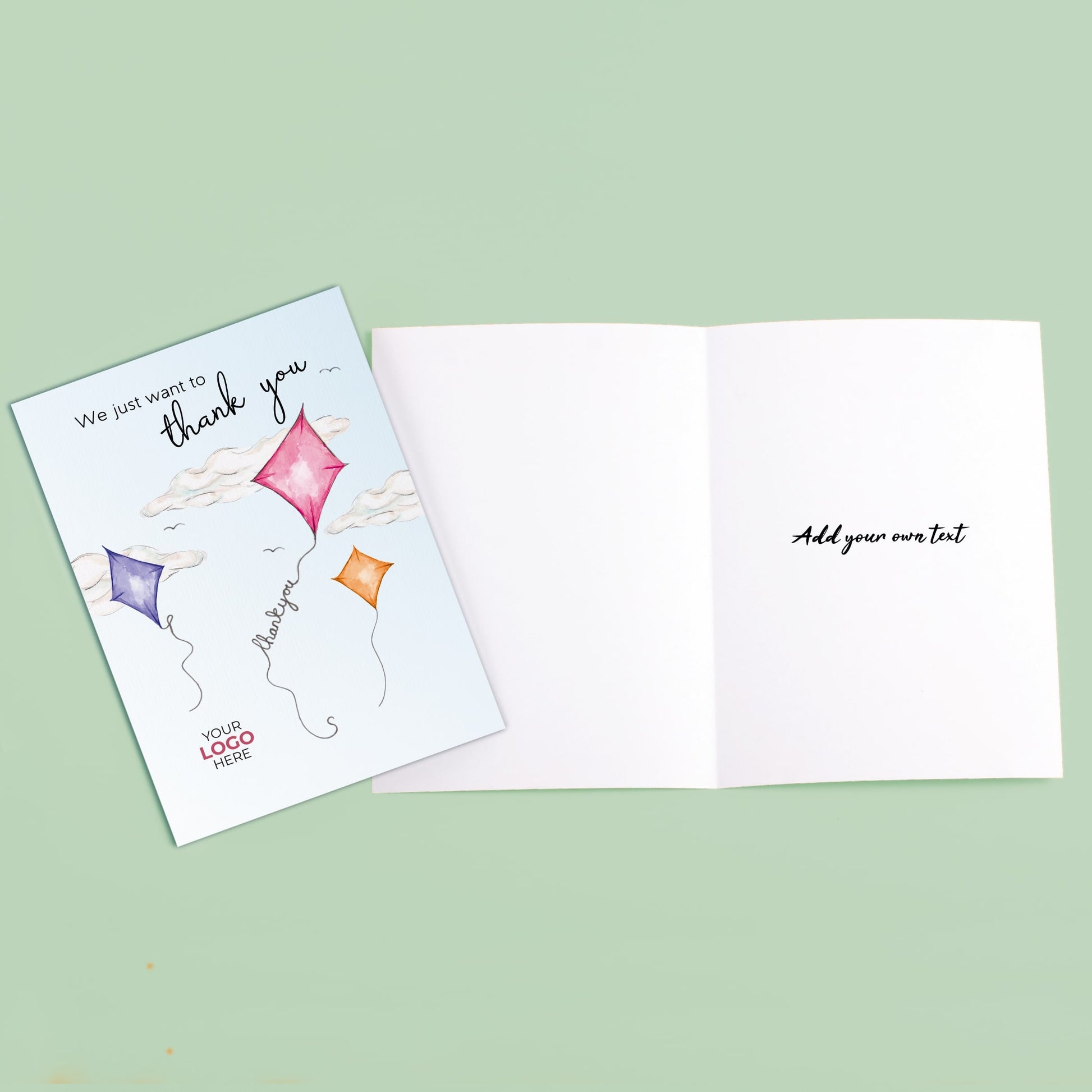 ‘Kites Flying’ Business Thank You Cards image 3