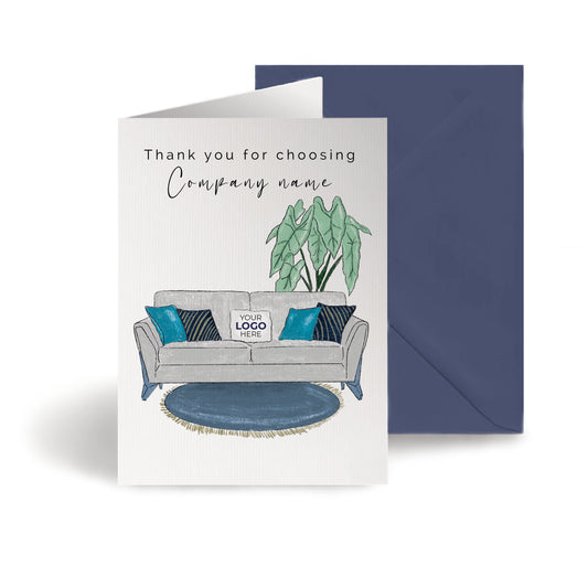 ‘Luxury Sofa’  Business Thank You Cards image 0