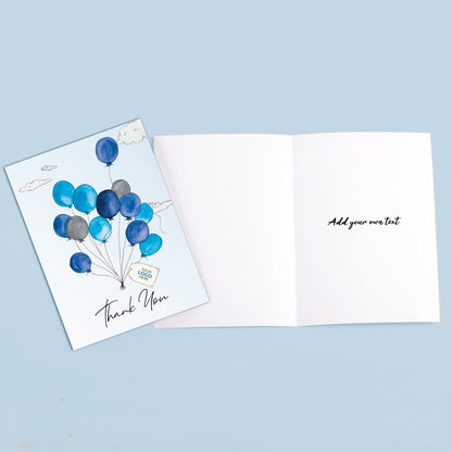 ‘Balloons in the Clouds’ Business Thank You Cards image 3