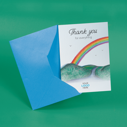 ‘Rainbow’ Business Thank You Cards image 2