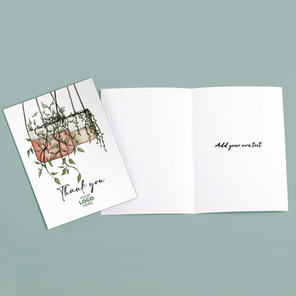 ‘Hanging Plants’ Business Thank You Cards image 3