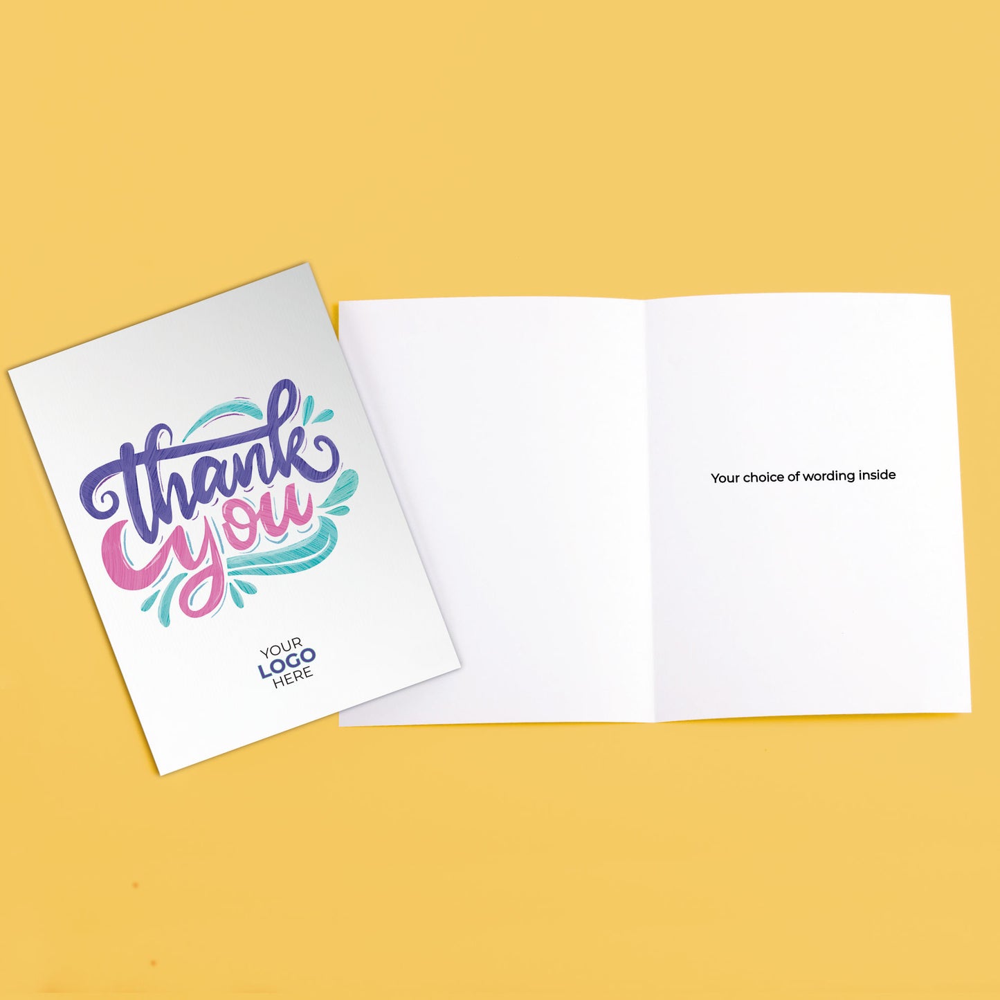 ‘Thank You Lettering’ Business Thank You Cards image 3
