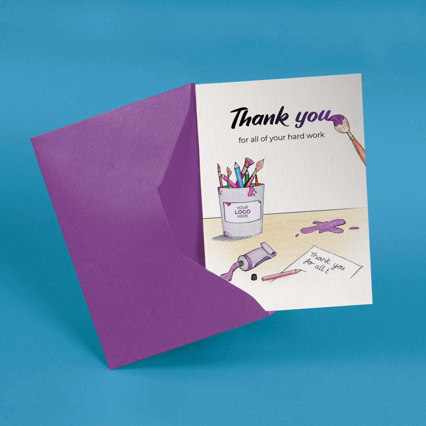 ‘Painting You’ Business Thank You Cards image 2