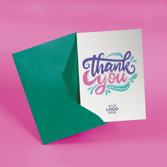 ‘Thank You Lettering’ Business Thank You Cards image 1