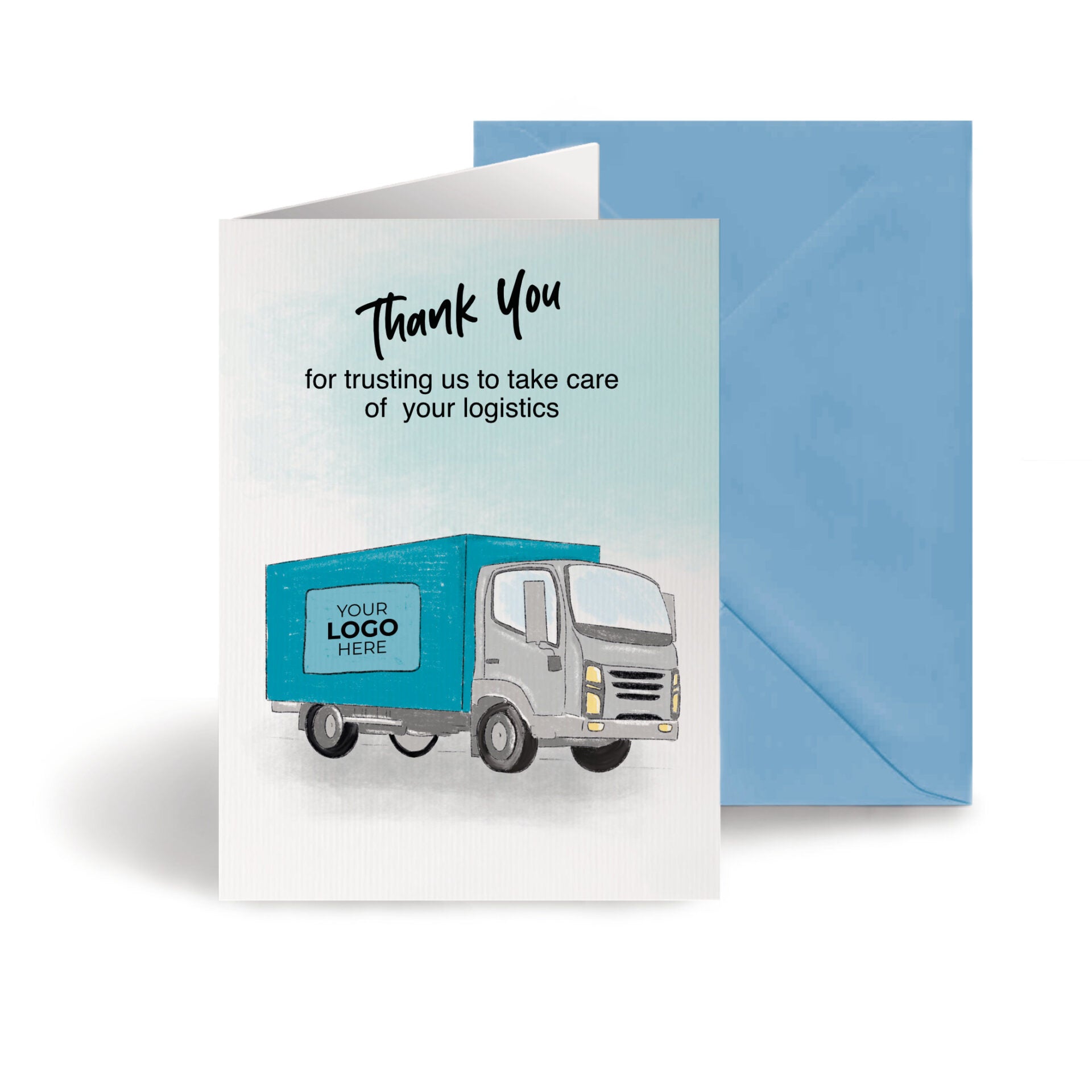 ‘Delivery Truck’  Business Thank You Cards image 0