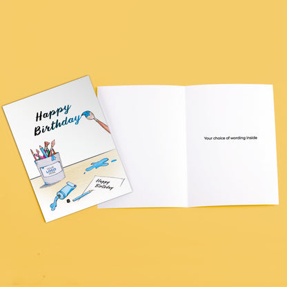 ‘Painting Birthday’ Business Birthday Cards image 3