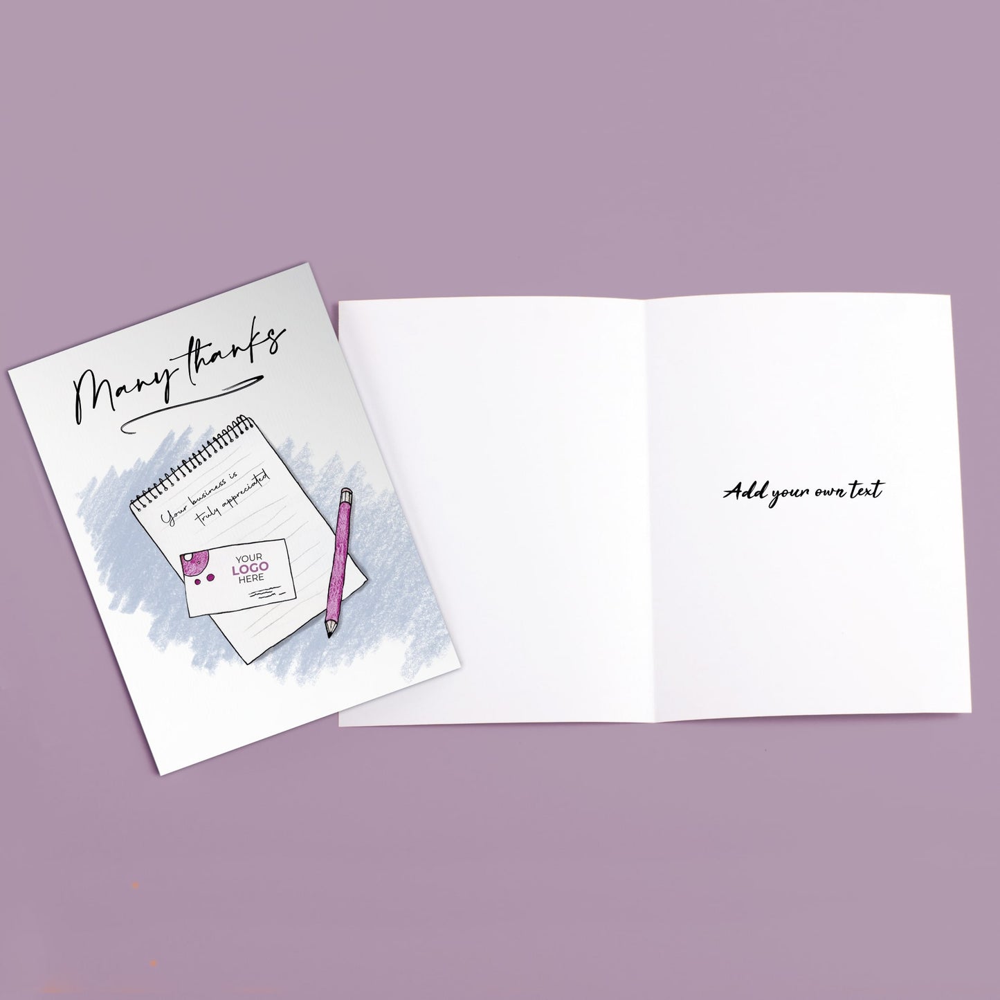 ‘Notepad with Card’ Business Thank You Cards image 3