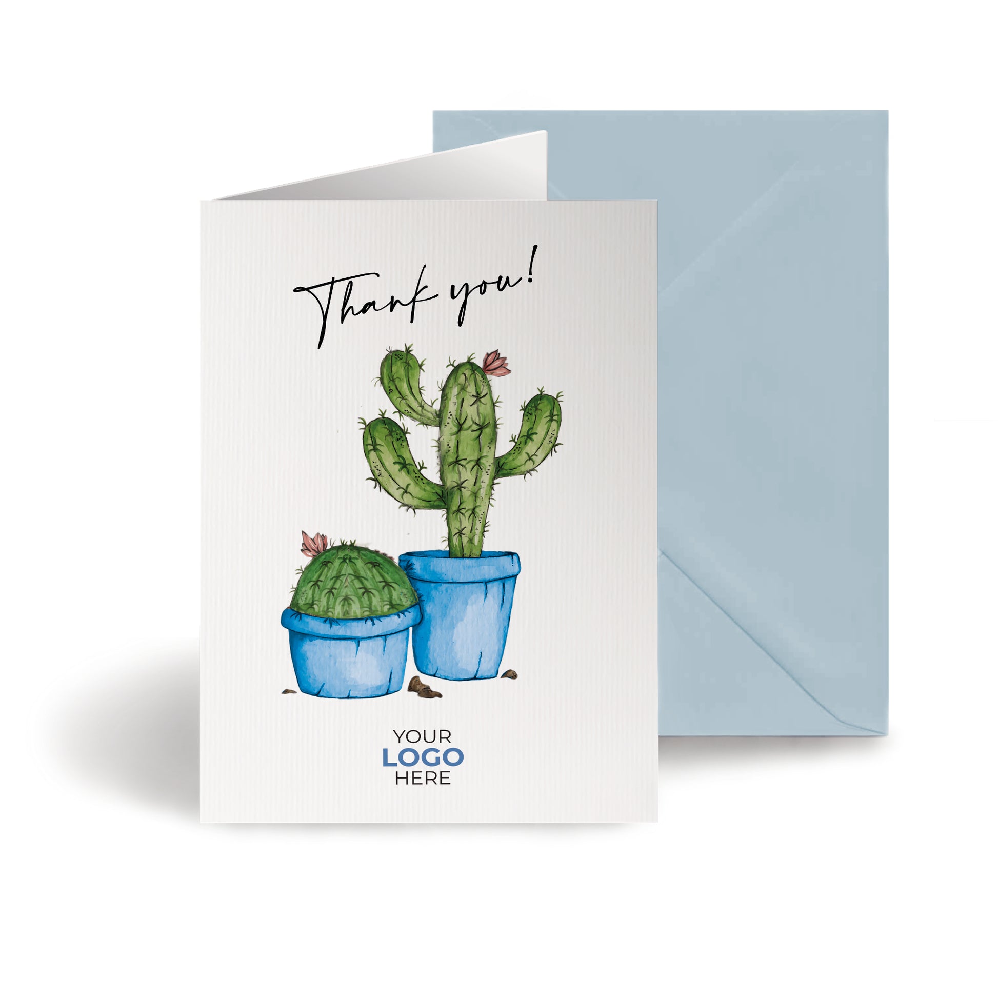 ‘Simply Cactus’ Business Thank You Cards image 0