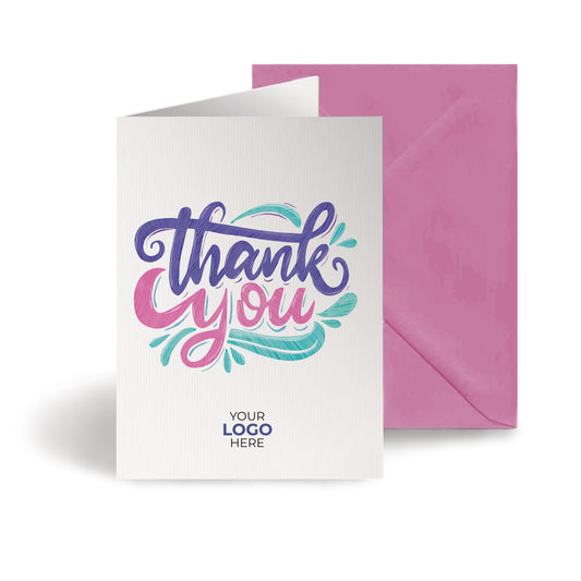 ‘Thank You Lettering’ Business Thank You Cards image 0