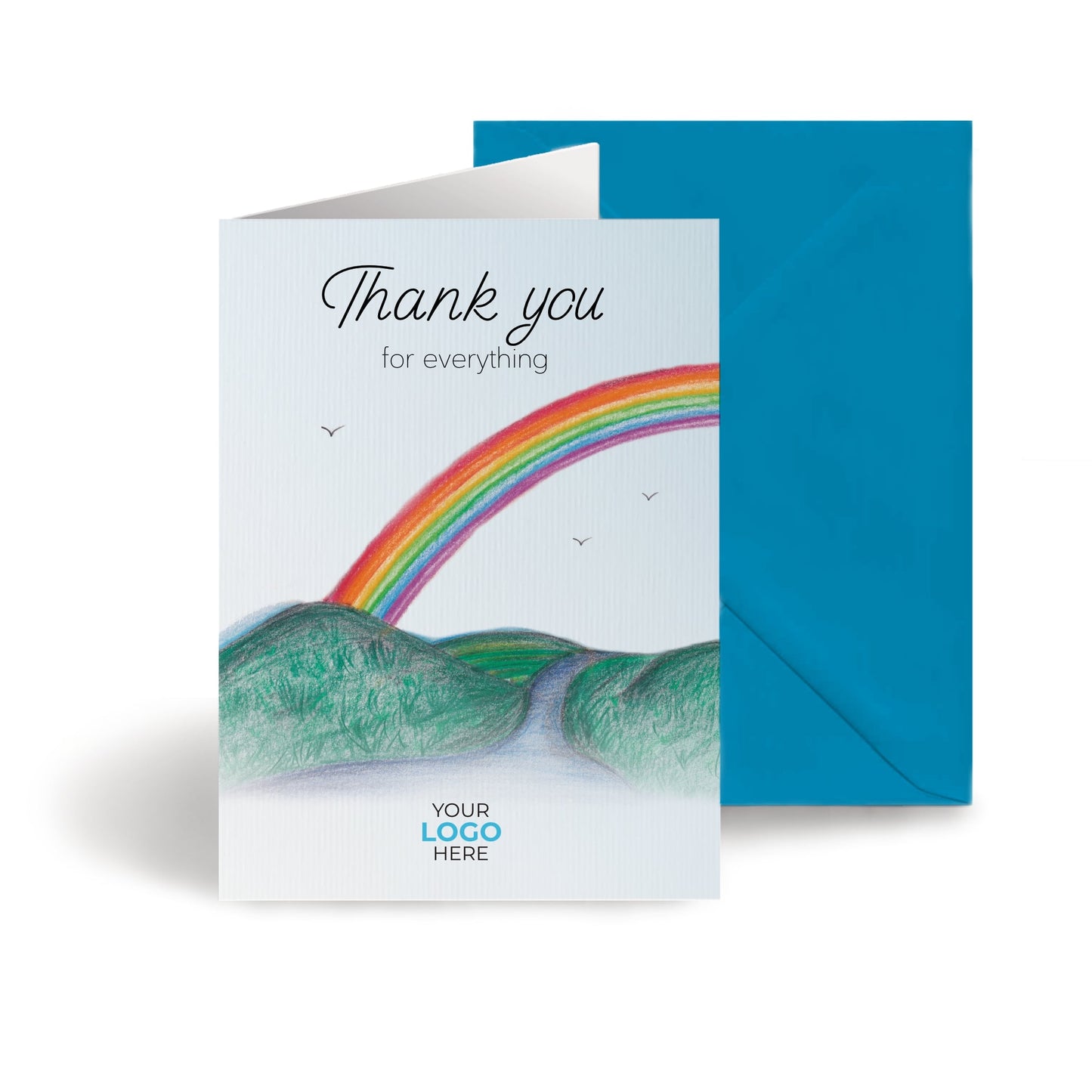 ‘Rainbow’ Business Thank You Cards image 0