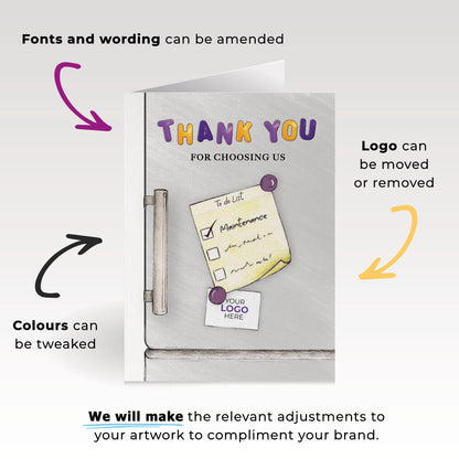 Fridge Magnets’  Business Thank You Cards image 1