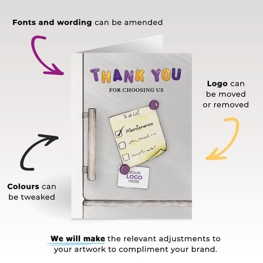 Fridge Magnets’  Business Thank You Cards image 1