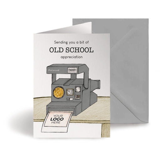 ‘Polaroid’ Personalised Corporate Branded Creative Industries Greeting Cards image 0