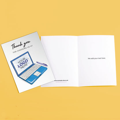 ‘Laptop’  Business Thank You Cards image 3