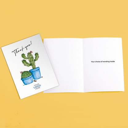 ‘Simply Cactus’ Business Thank You Cards image 3