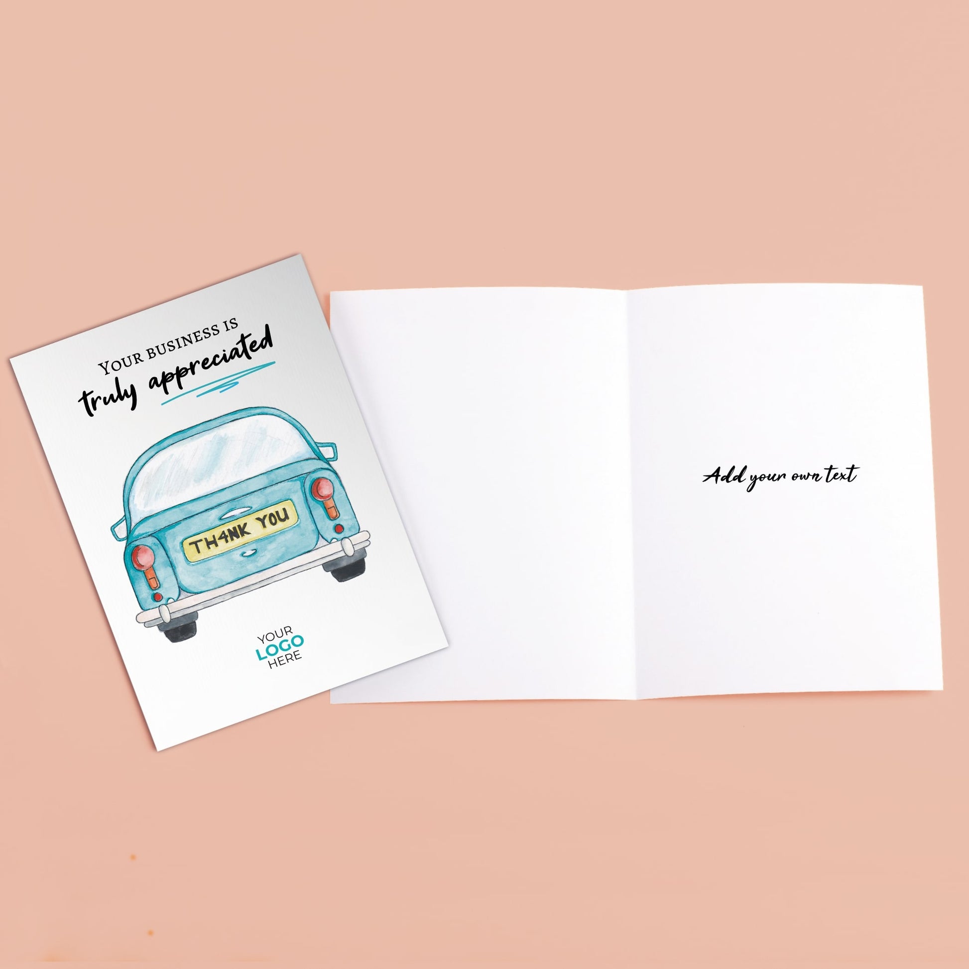‘Number Plate’ Business Thank You Cards image 3