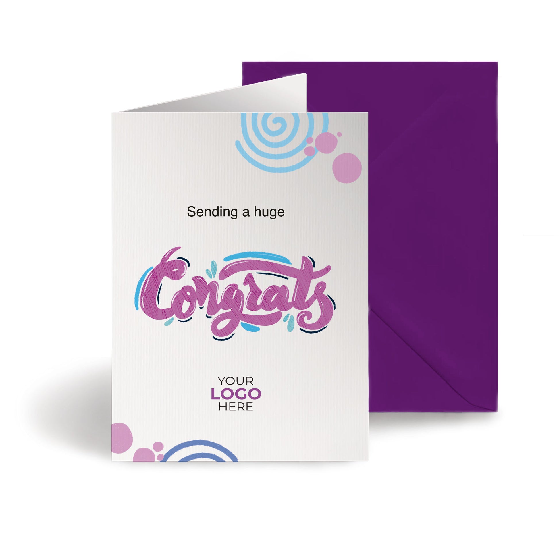 ‘Congrats Lettering' Business Congratulations Cards image 0