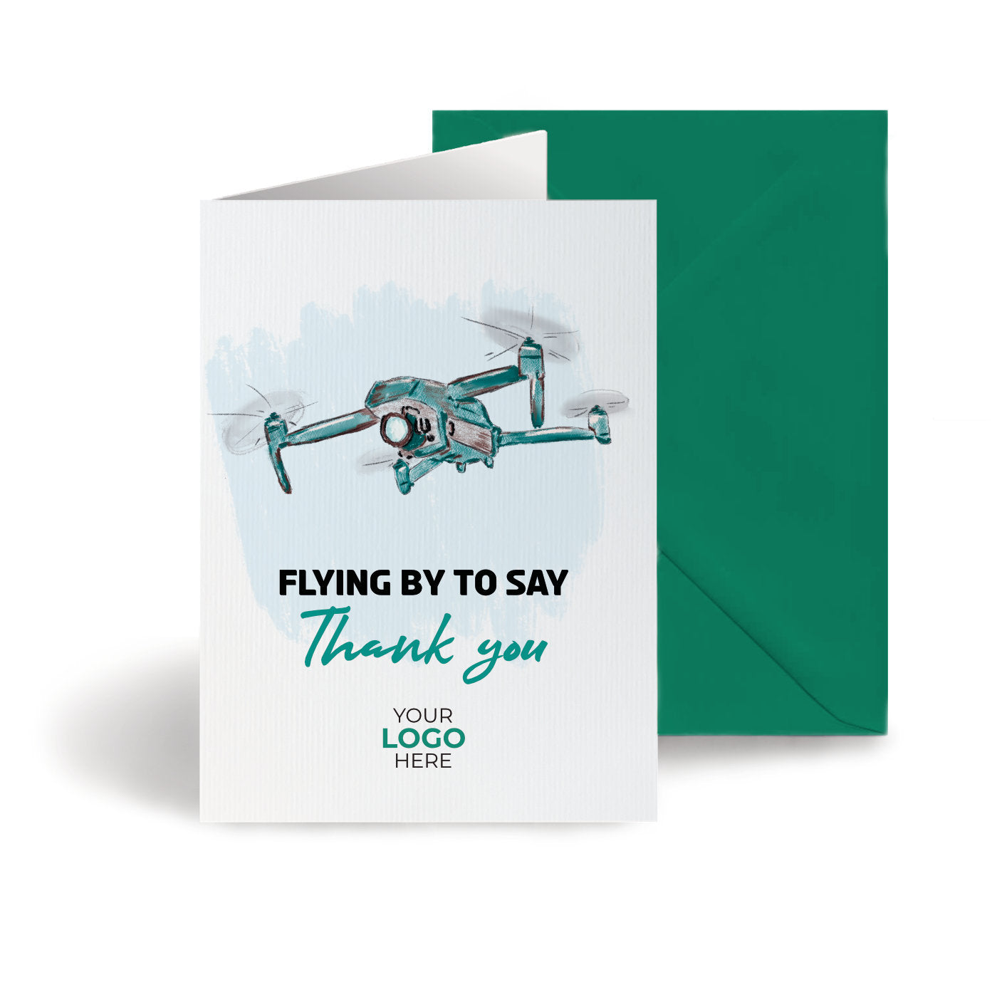 ‘Drone’  Business Thank You Cards image 0