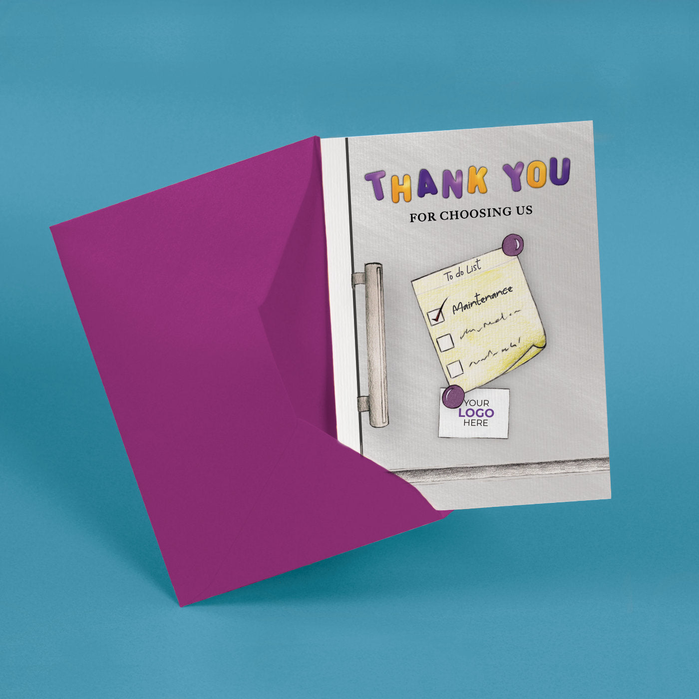 Fridge Magnets’  Business Thank You Cards image 2