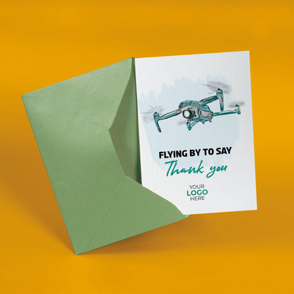 ‘Drone’  Business Thank You Cards image 2