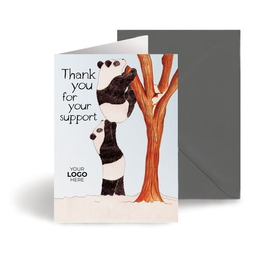‘Panda Tree’ Business Thank You Cards image 0