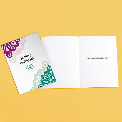 ‘Simple Mandala’ Business Birthday Cards image 3