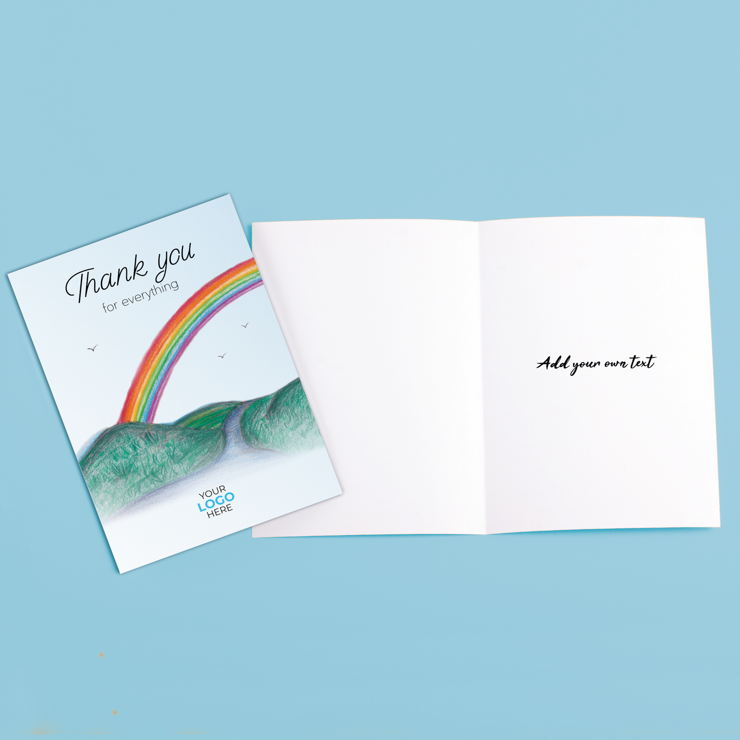‘Rainbow’ Business Thank You Cards image 3
