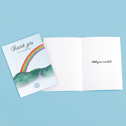 ‘Rainbow’ Business Thank You Cards image 3