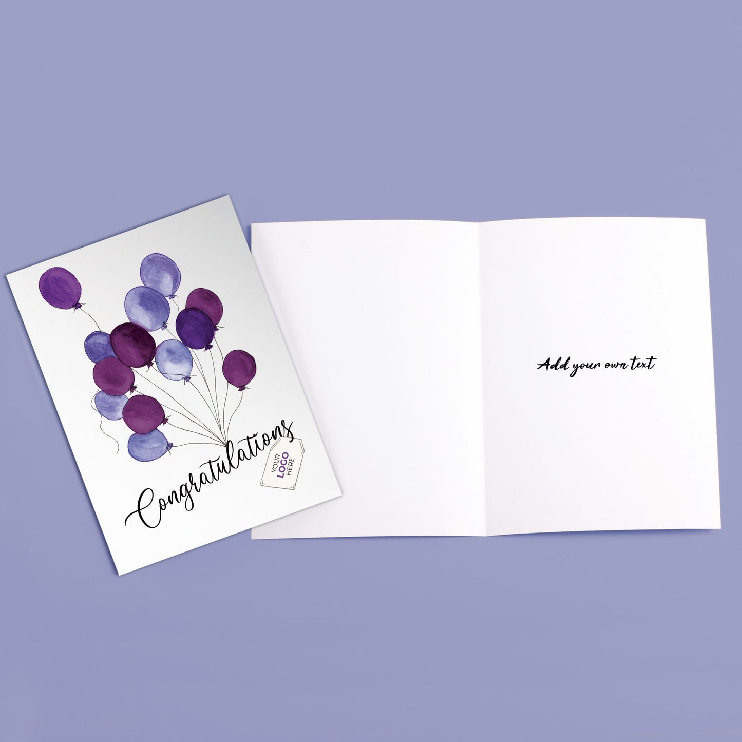 ‘Balloons Lifting' Congratulations Company Greeting Cards image 5