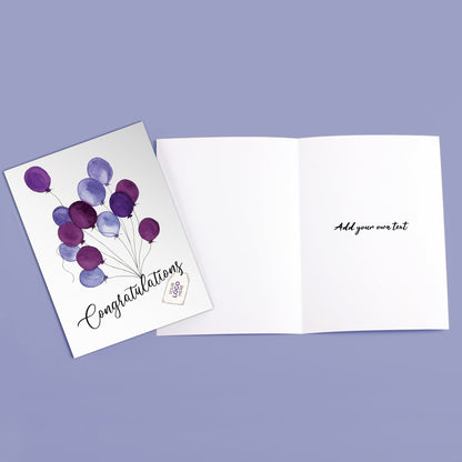 ‘Balloons Lifting' Congratulations Company Greeting Cards image 5