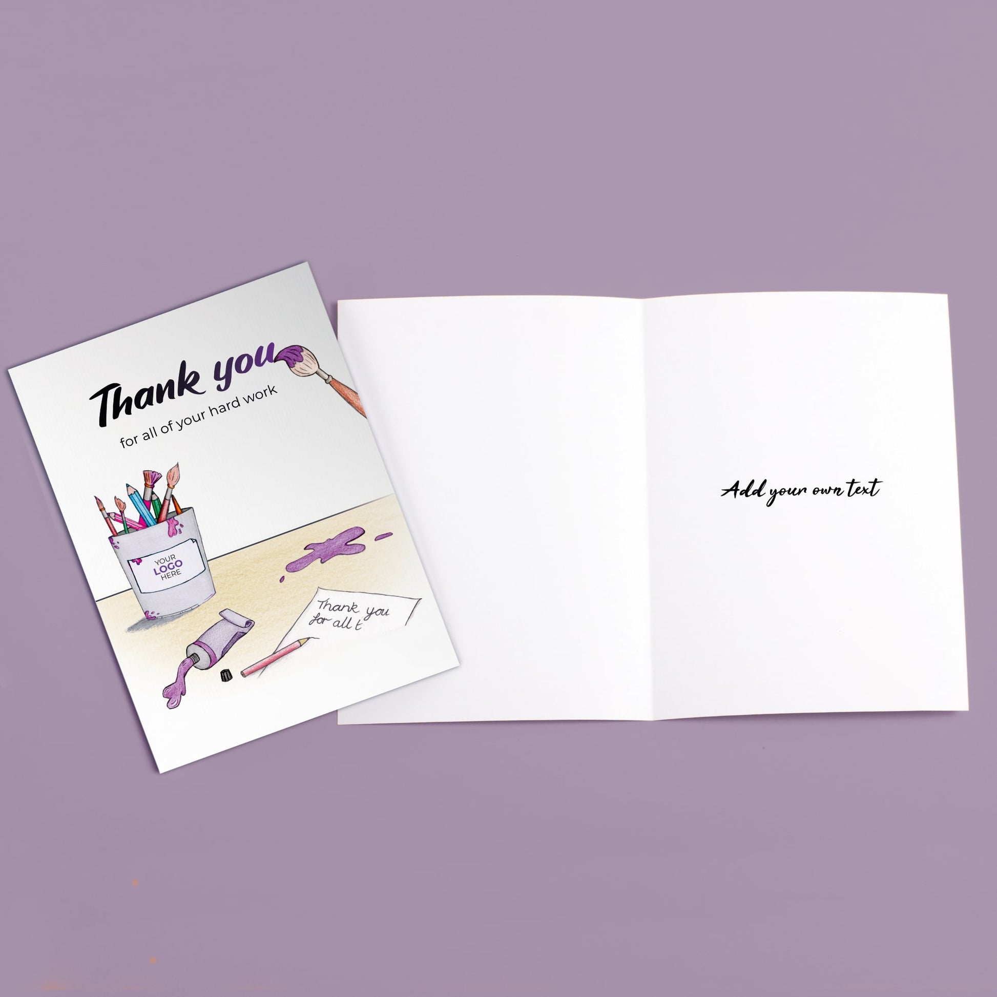 ‘Painting You’ Business Thank You Cards image 3