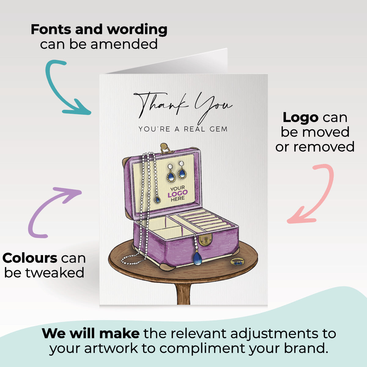 ‘Trinket Box’ Business Thank You Cards image 2